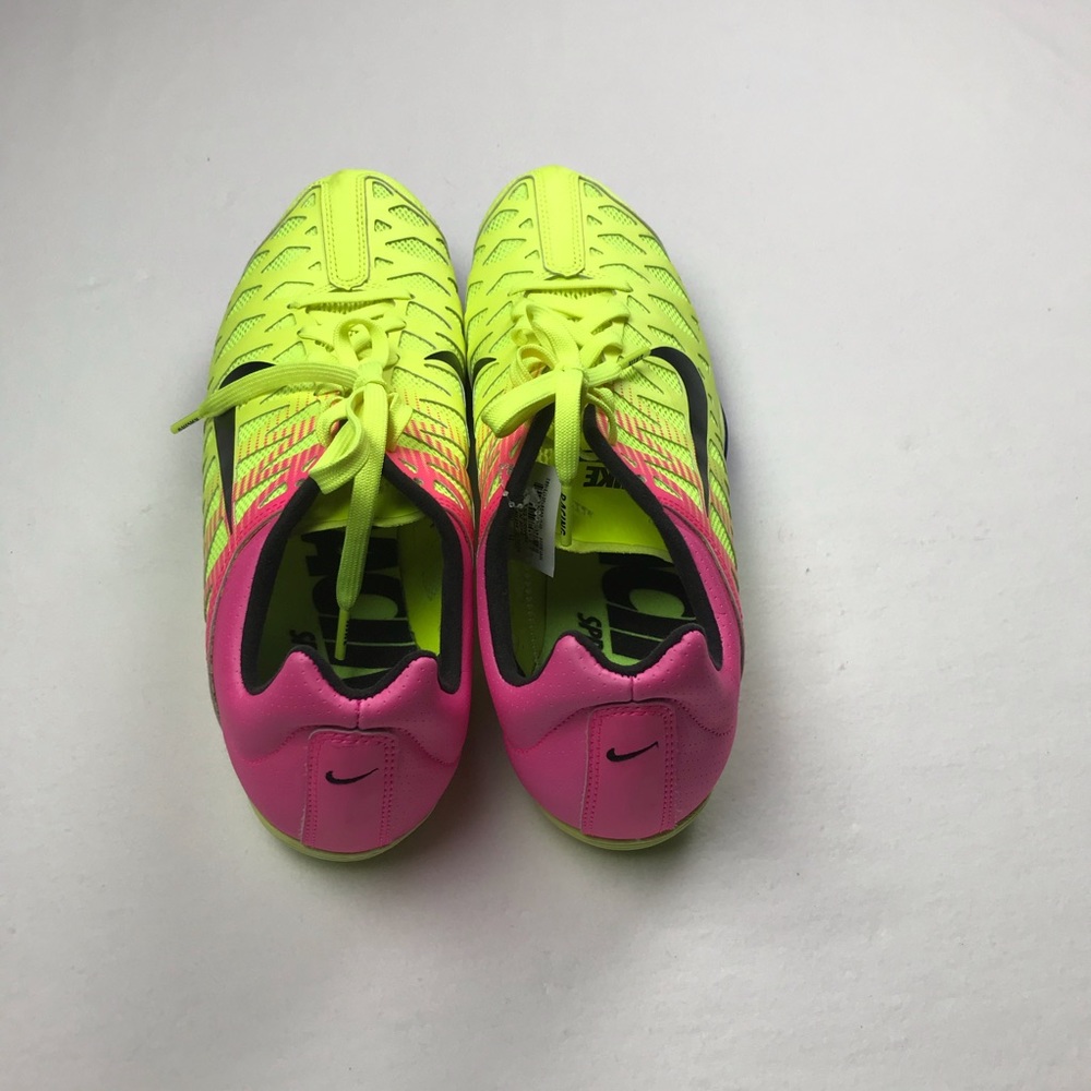 Nike racing sprint soccer shoes green/black Sz 11 - Picture 4 of 6